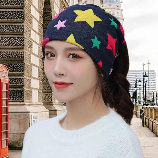 Scarf Neck Collar Multi-functional Scarf Breathable High Elastic Thickened Winter Warm Face Guard Headwear Cycling Scarf Hat