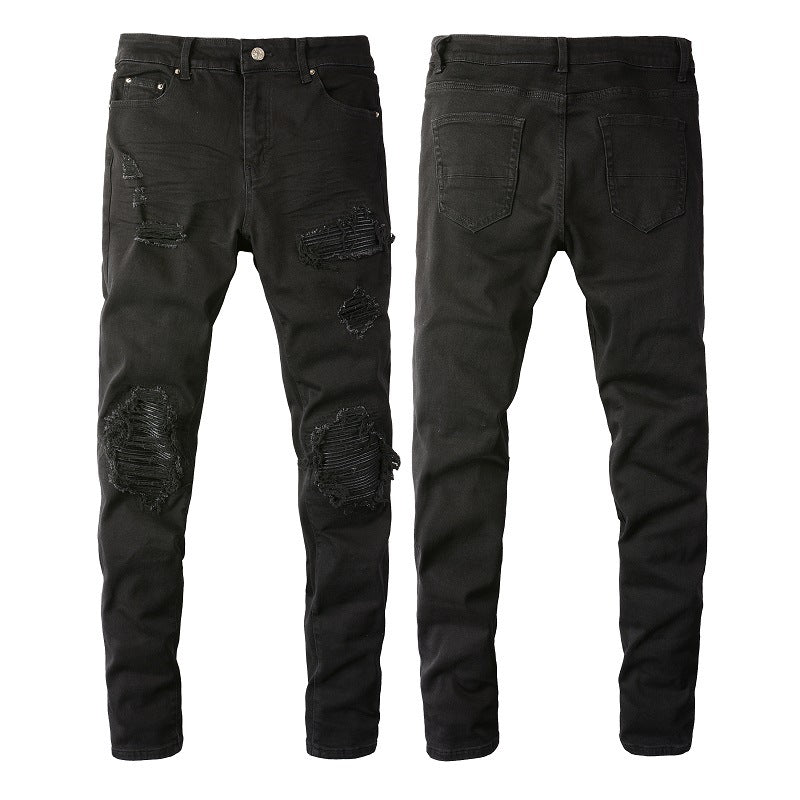 Mens Denim Trousers Colouronova