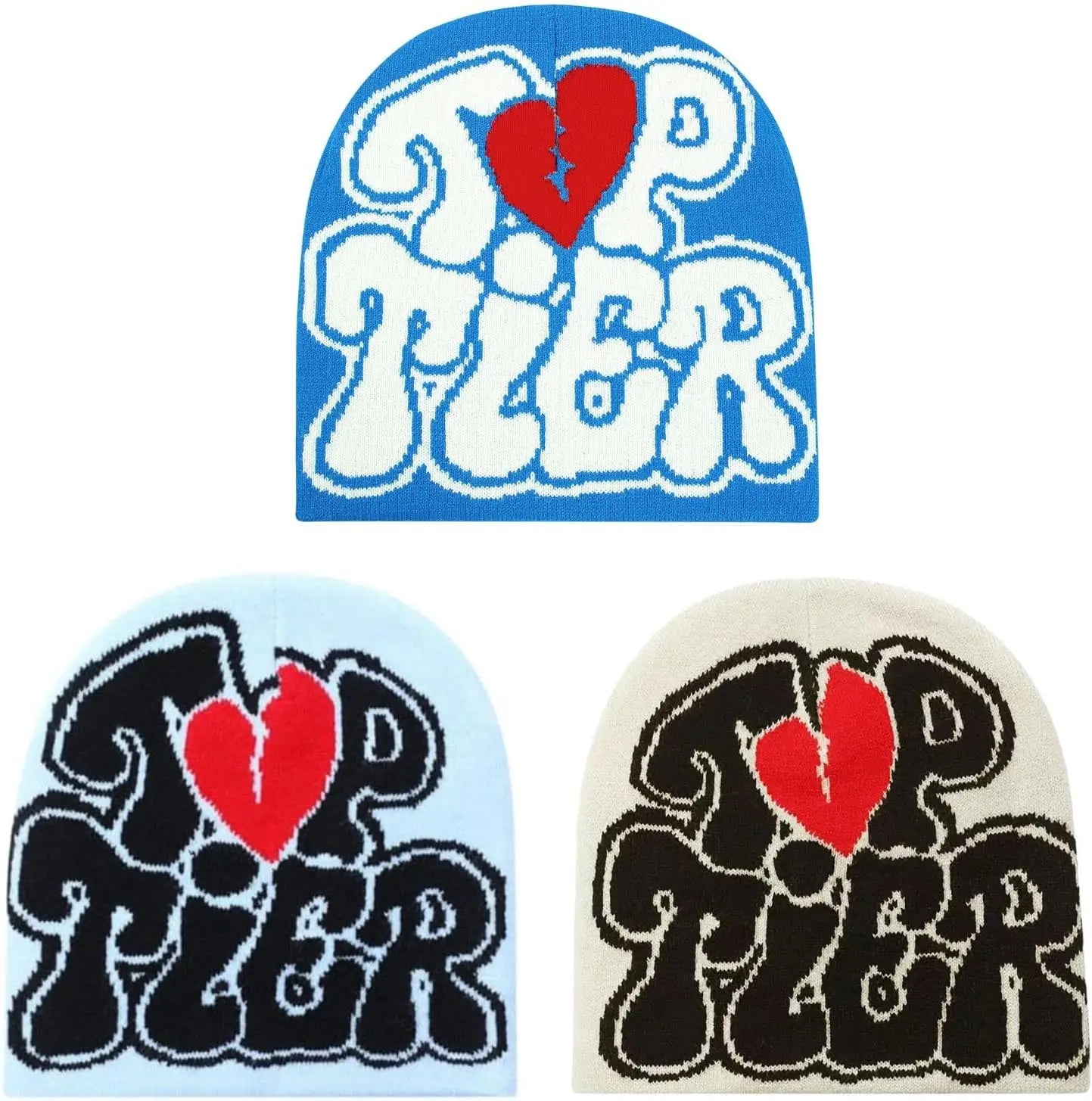 Y2K Beanie Hat for Men & Women Trendy Soft Stretchable Winter Cap, Warm Comfortable Cold Weather Knit Accessory - Colouronova