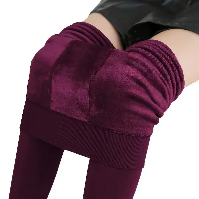 2025 Fleece Lined Tights Women Thermal Pantyhose for Women Winter Panty Polar Skin Black Effect Stockings Women's Thermal Sock - Colouronova