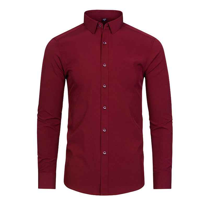 Stretchable long-sleeved shirt