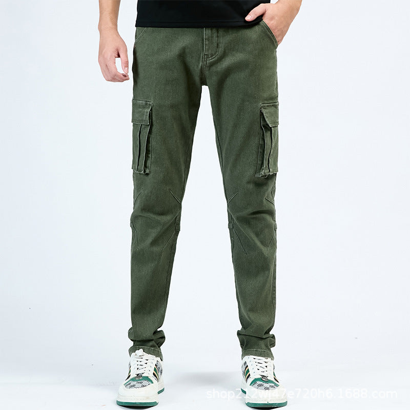 Men's Cotton Cargo Casual Pants Colouronova