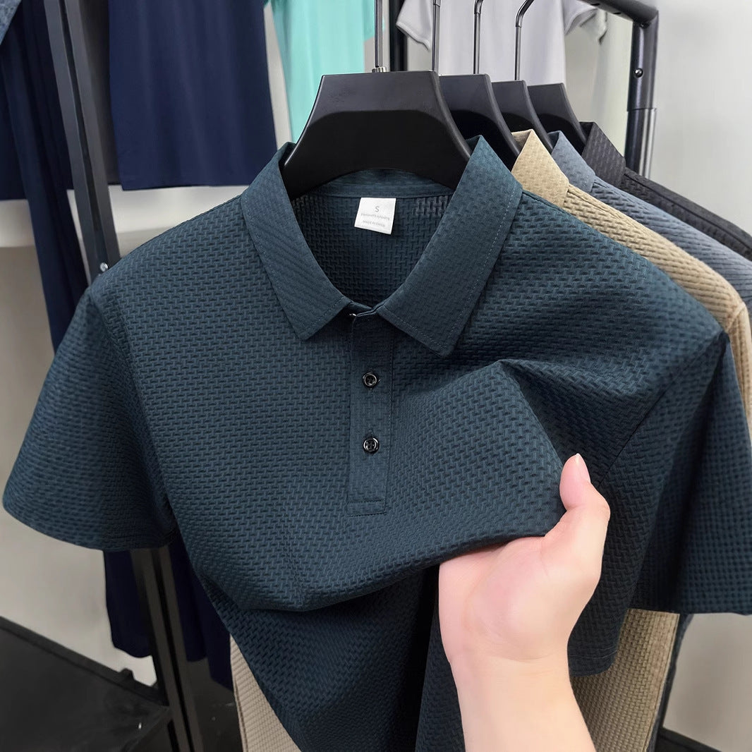 Breathable Men's Summer Polo Shirt Colouronova