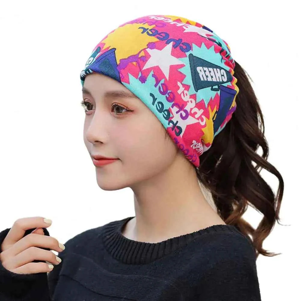 Scarf Neck Collar Multi-functional Scarf Breathable High Elastic Thickened Winter Warm Face Guard Headwear Cycling Scarf Hat