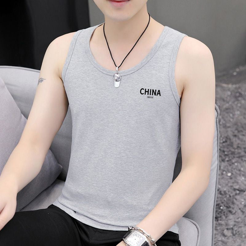 Mens Slim Fit Sports Vest Colouronova