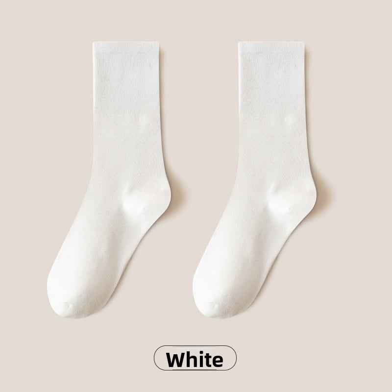mid-calf length socks casual cotton socks