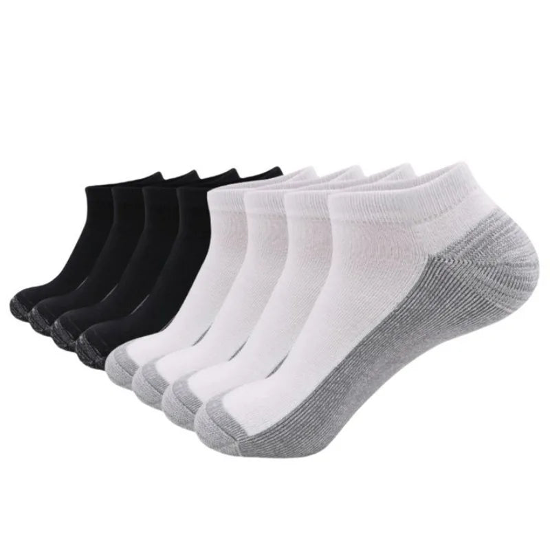 1-10Pairs Breathable Mens Socks Summer Comfort Socks Lightweight Soft Fashion Color Block Low Cut Daily Wear Ankle Fashion Socks - Colouronova
