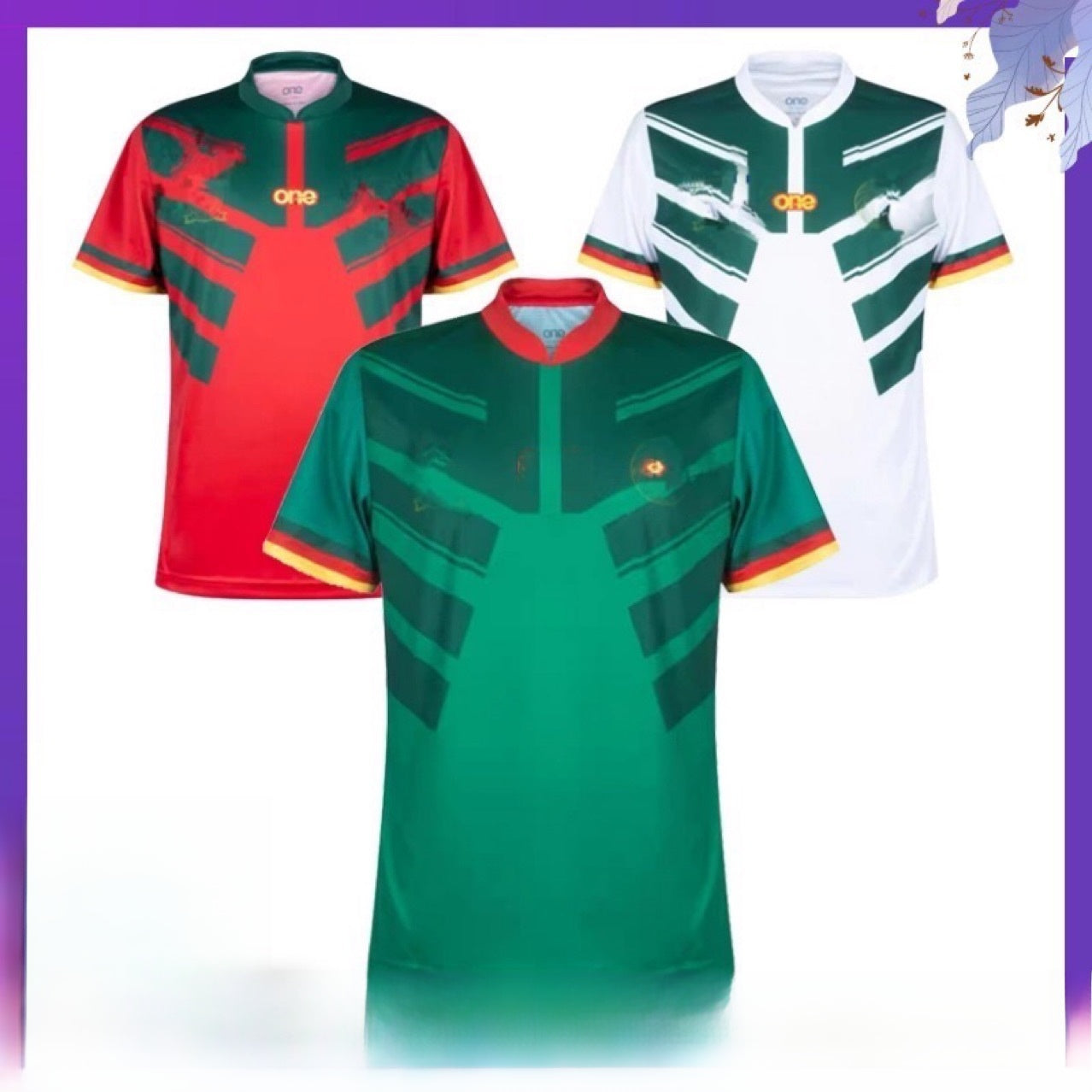 Cameroon football jersey Colouronova