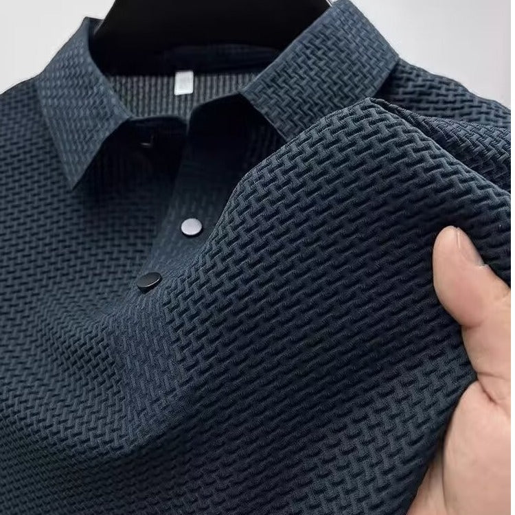 Mens Ice Silk Polo Shirt Colouronova