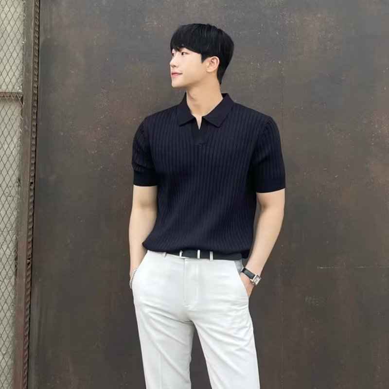 Men's Slim Fit Short Sleeve Polo Shirt