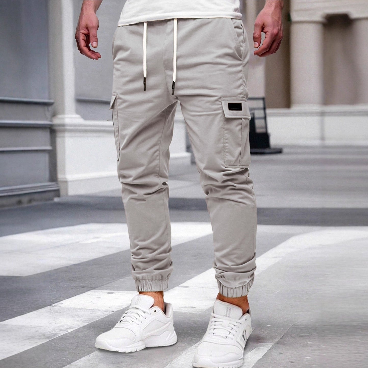 Relaxing multi-pocket work pants Colouronova