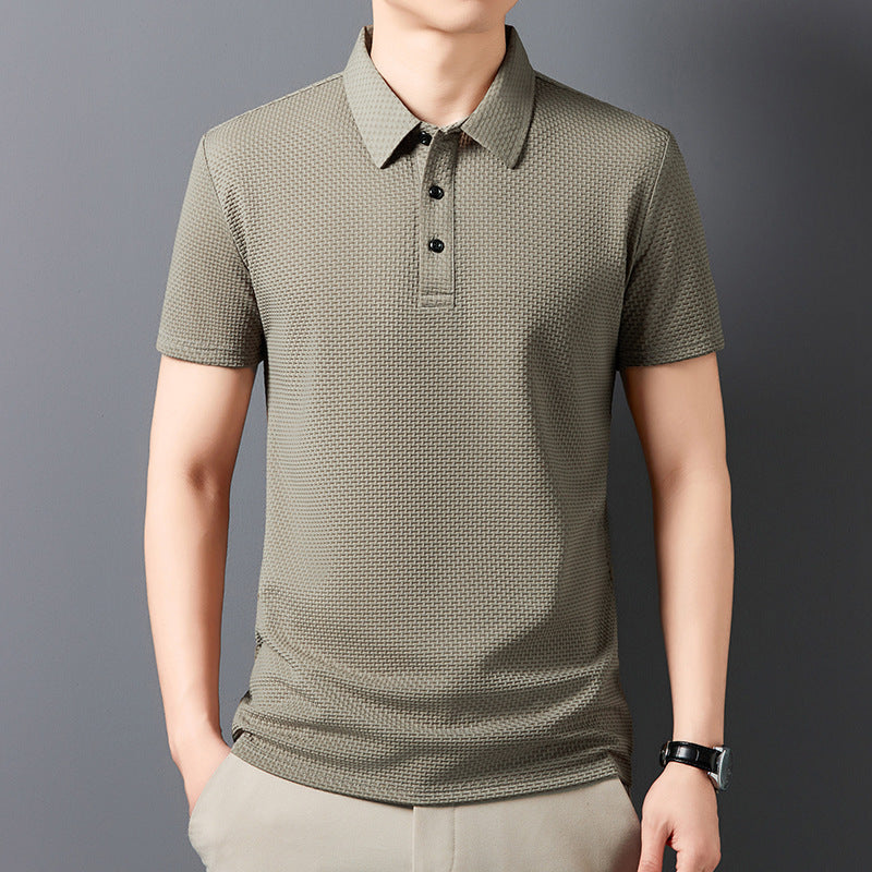 Breathable Men's Summer Polo Shirt Colouronova