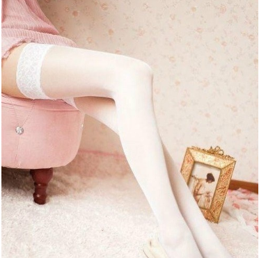 Ultra-Thin Sheer Long Tube Stockings Colouronova