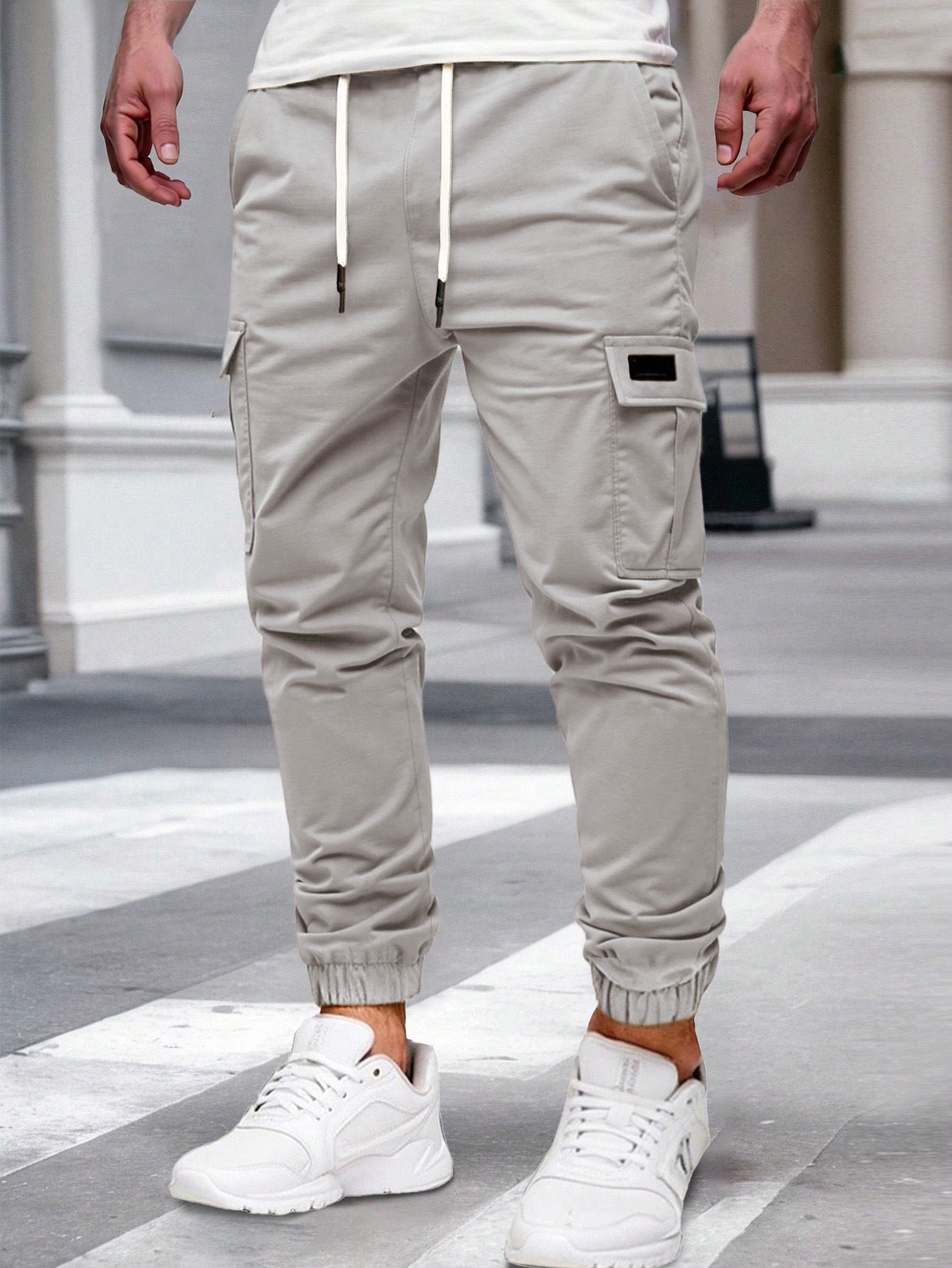 Relaxing multi-pocket work pants Colouronova
