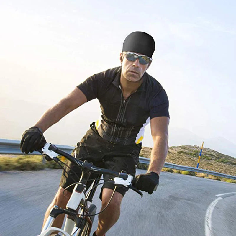 Quick-Drying Sweat Wicking Beanie Cycling Cap Head Scarf Pirate Hats for Men Women Running Riding Bandana Headscarf Ciclismo - Colouronova