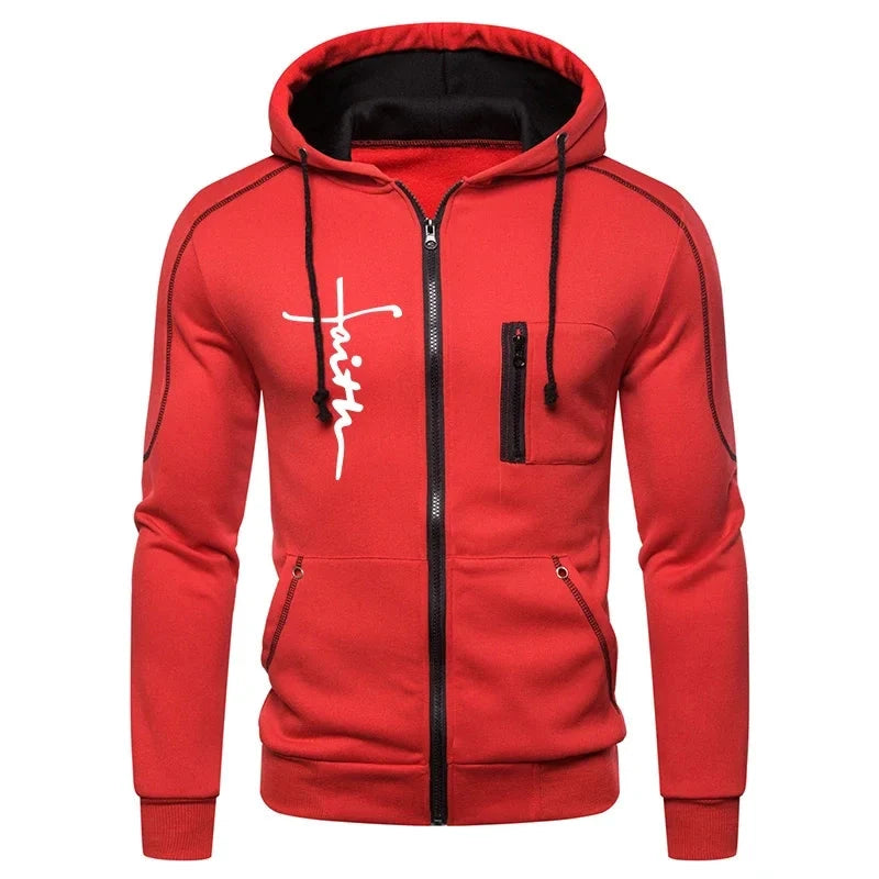 Daily Men's Tracksuit Jogging Hoodie Men Single Piece Sports Zipper Jacket Sweatshirts and Sports Pants Clothing Casual Outdoors Colouronova