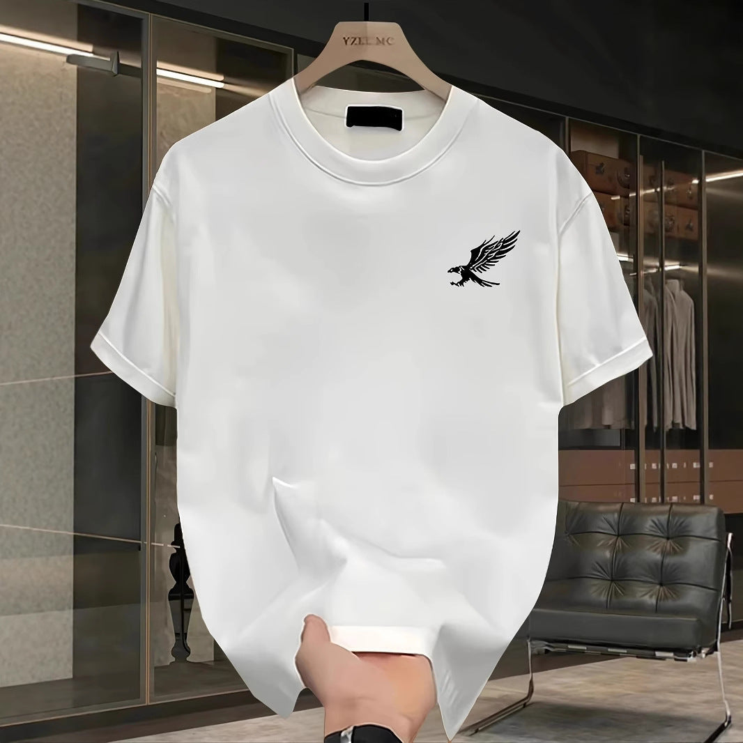 Men's Mesh Print Casual T-Shirt Colouronova