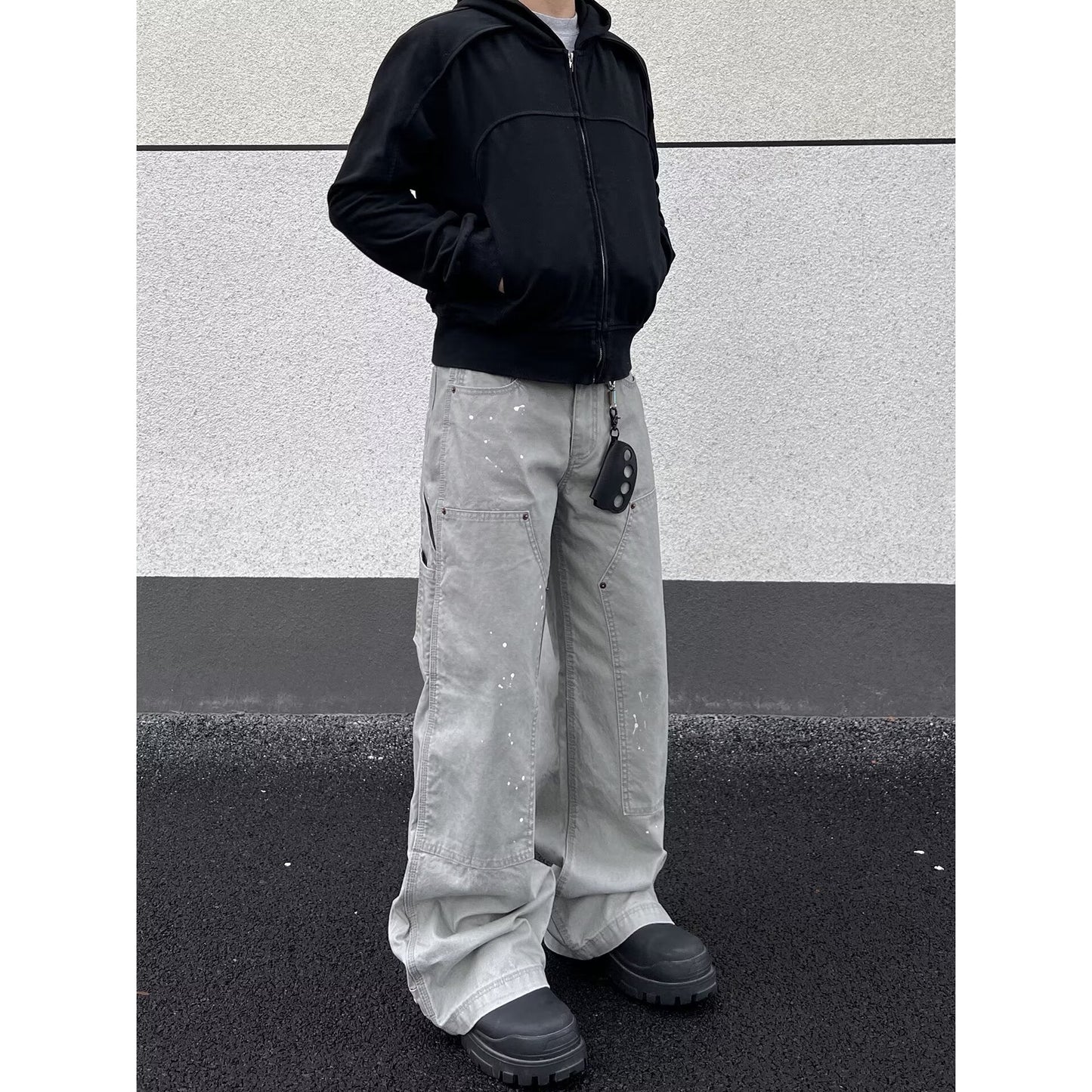 Retro Camouflage Denim Pants Colouronova