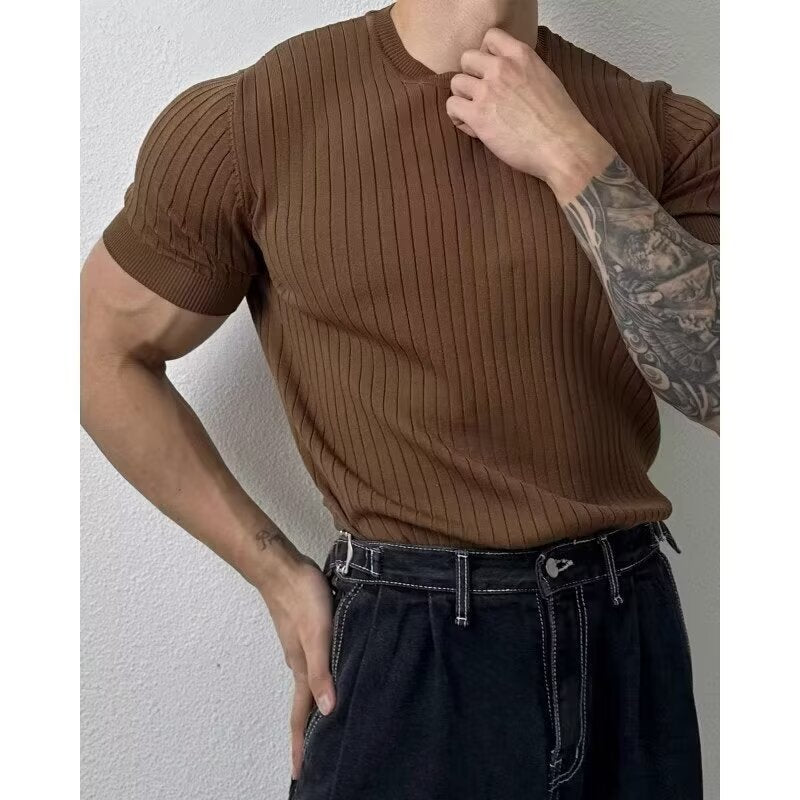 Men's Slim Fit Short Sleeve Polo Shirt Colouronova