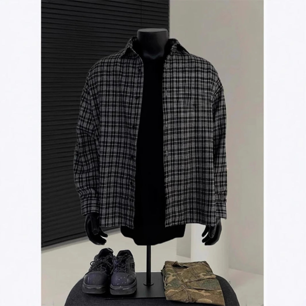 Mens Plaid Shirt Colouronova