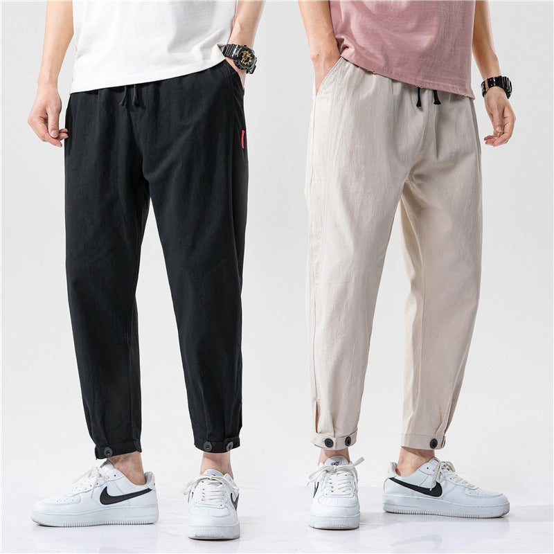 Men's Cotton Casual Pants Colouronova