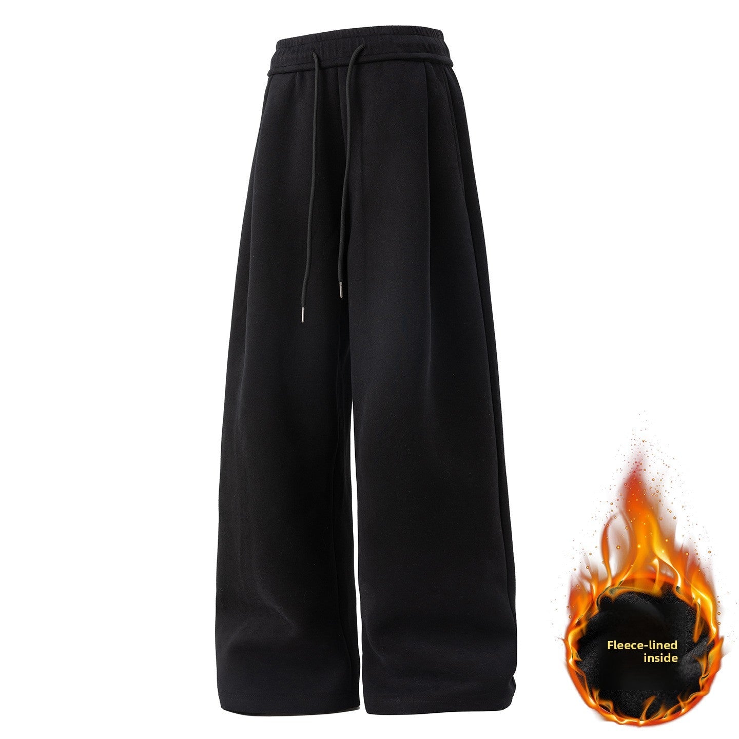 Men's Pleated Casual Sweatpants Loose Fit Colouronova