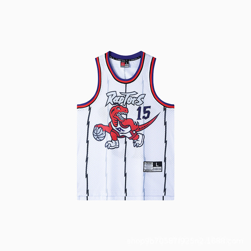 American Retro Mesh Jersey Iverson Maddie Kobe Curry Butler James Digital Print Basketball Vest Colouronova