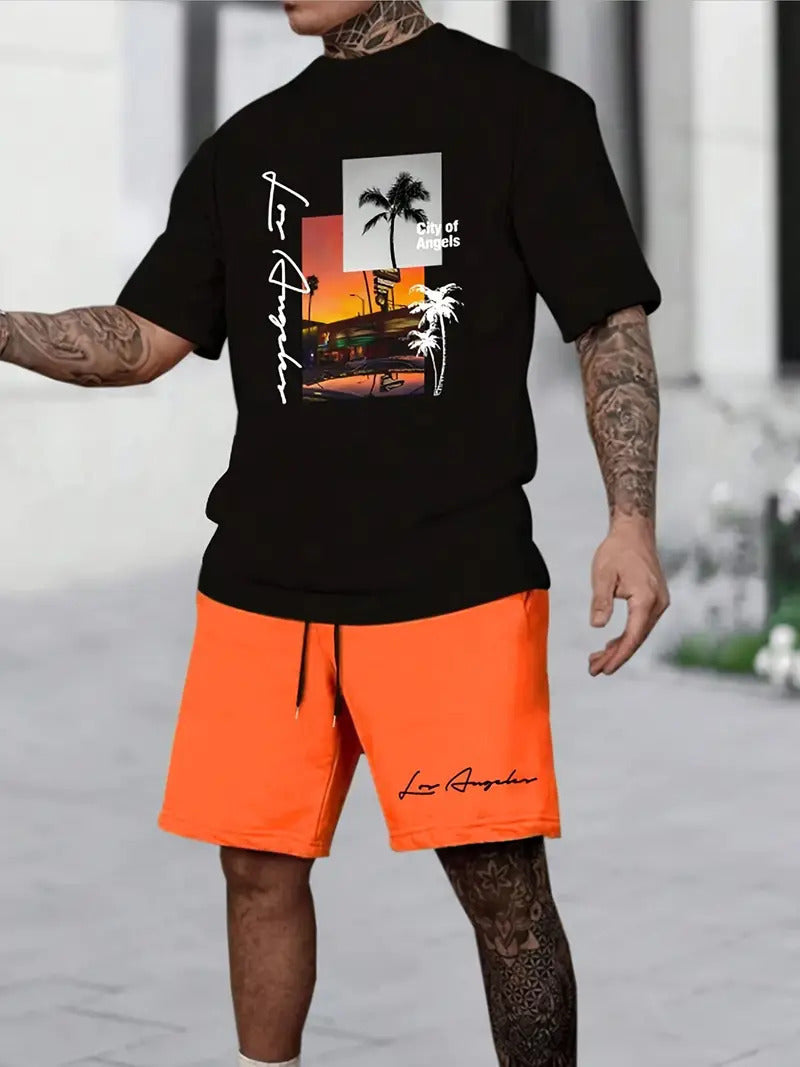Loose and casual hip-hop suit Colouronova