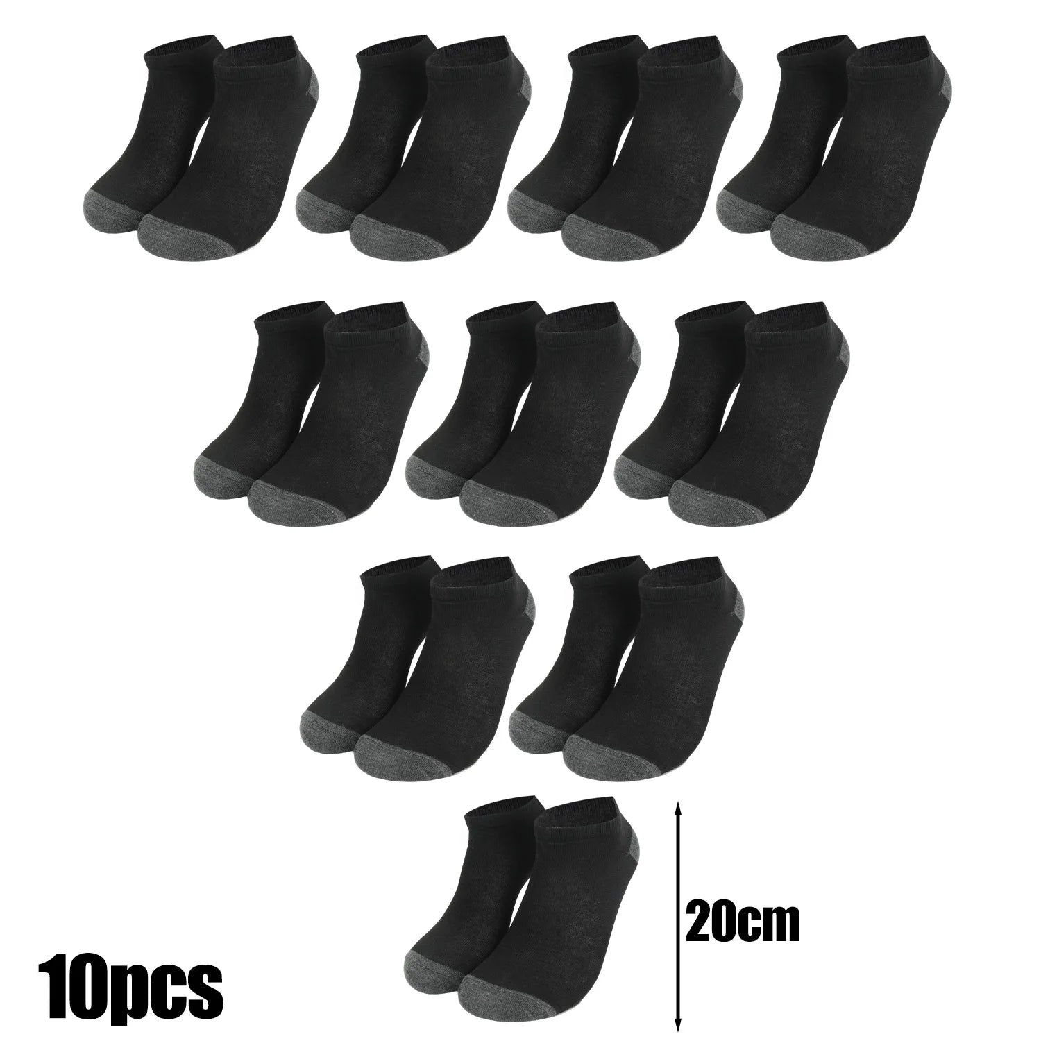 1-10Pairs Breathable Mens Socks Summer Comfort Socks Lightweight Soft Fashion Color Block Low Cut Daily Wear Ankle Fashion Socks - Colouronova