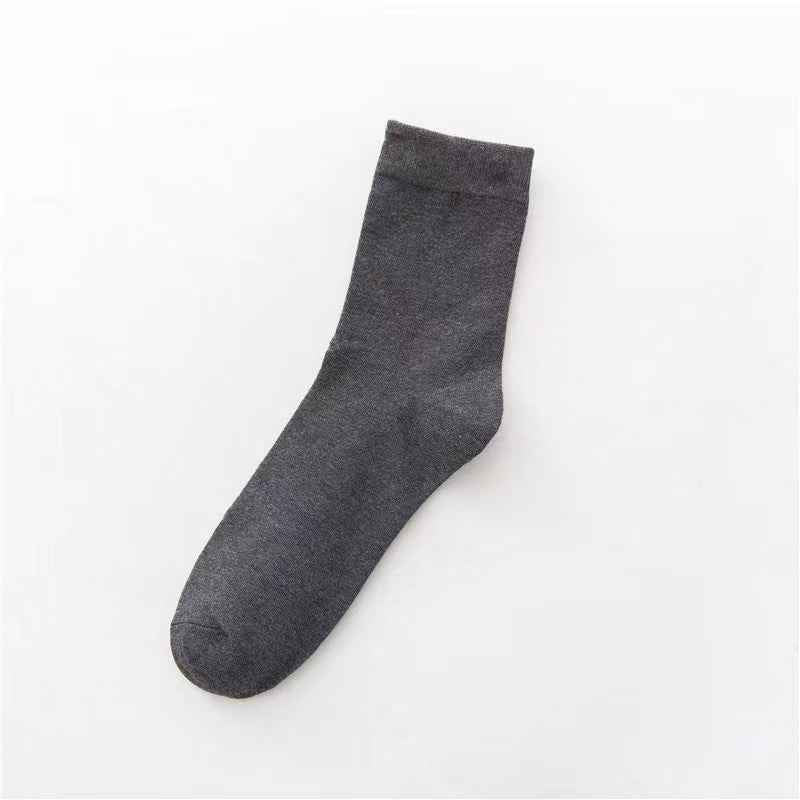 Breathable, moisture-wicking and odor-resistant men's cotton socks