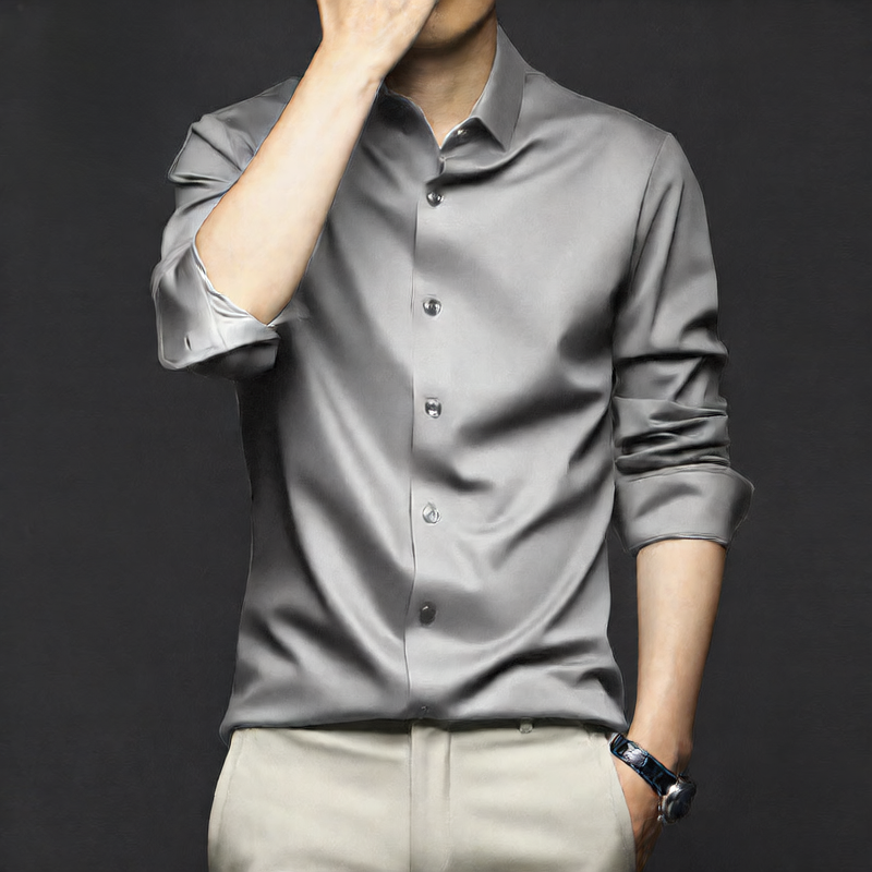 Men's Anti-Wrinkle Business Shirt Colouronova