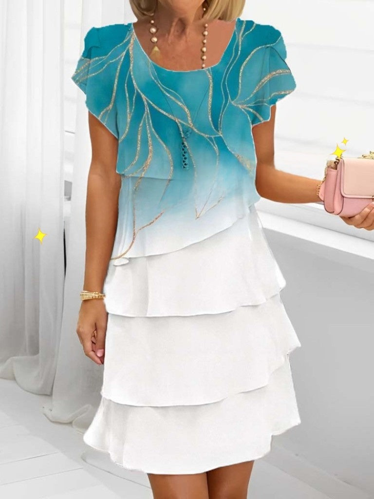 Chiffon dress Colouronova
