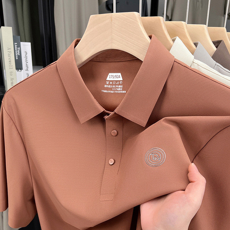 Men's Casual Short Sleeve Polo Shirt Colouronova