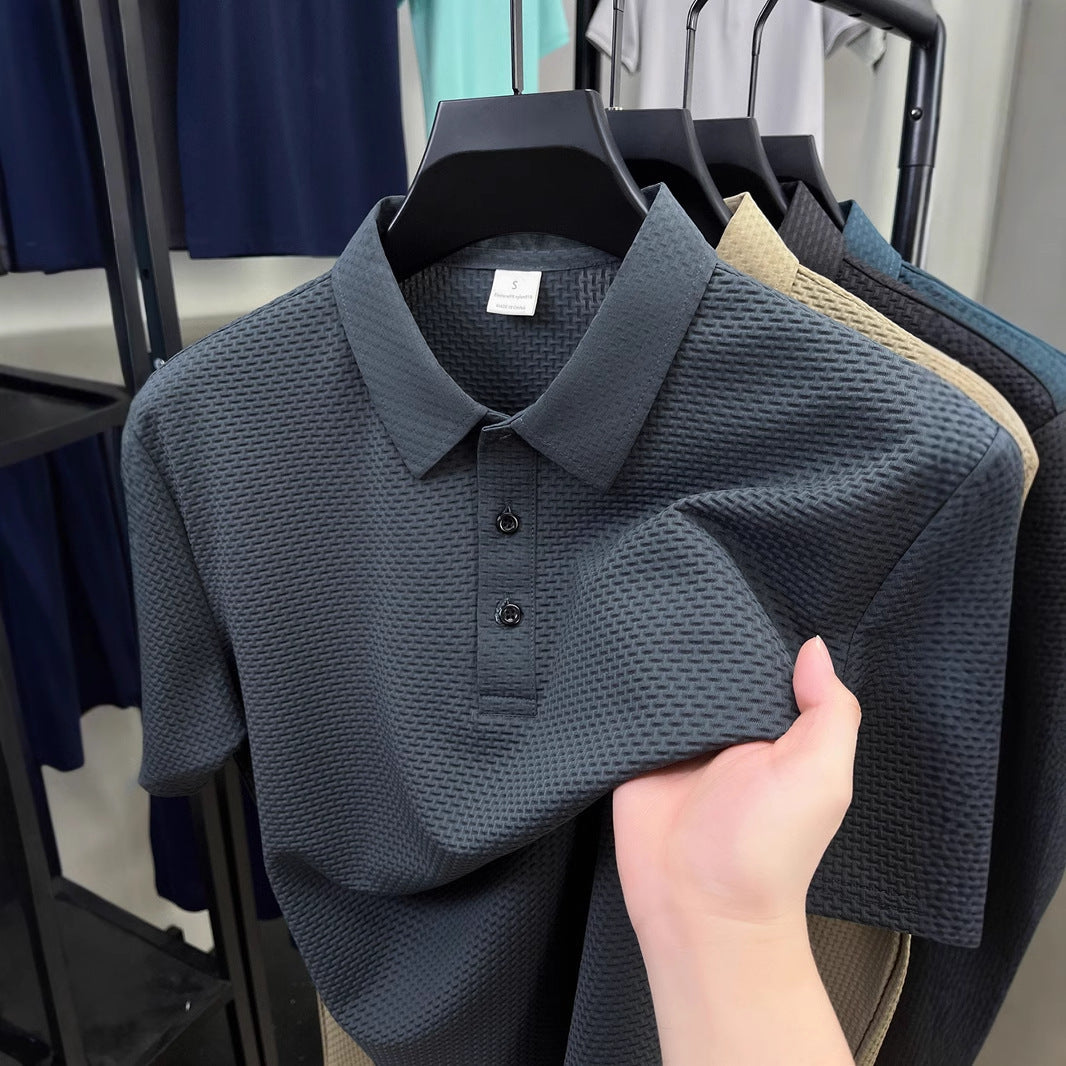 Breathable Men's Summer Polo Shirt Colouronova