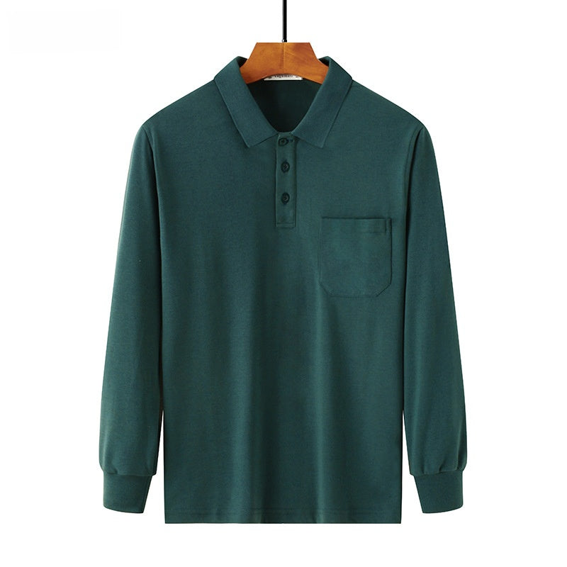 Pure cotton thick long-sleeved t-shirt Colouronova