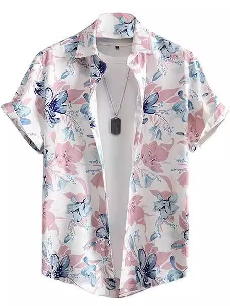 printing buckle short sleeve Colouronova