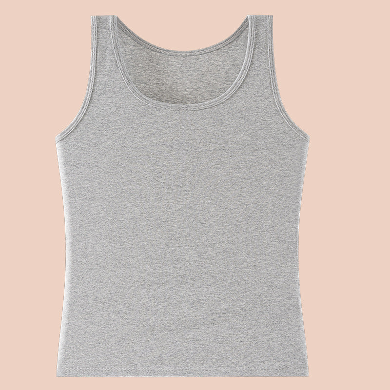 Adjustable Strap Cotton Vest for Women Colouronova