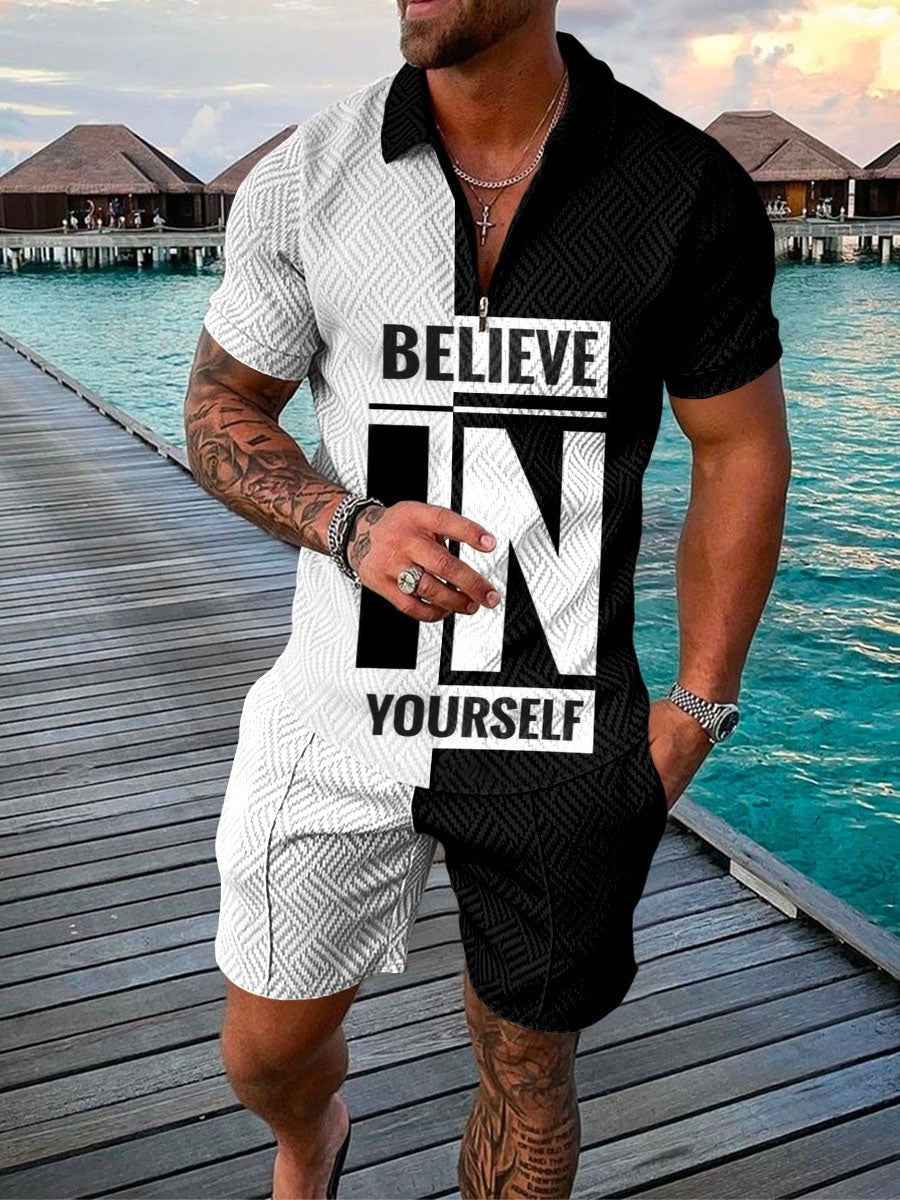 Summer new men's suit Colouronova