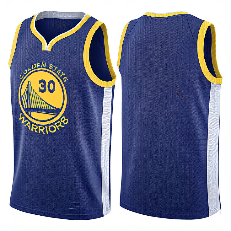 Retro Basketball Jersey Warriors Edition Colouronova