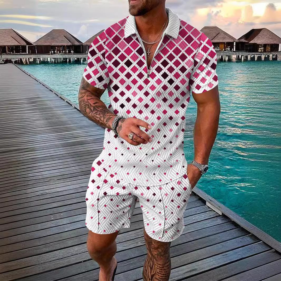 Summer new men's suit Colouronova