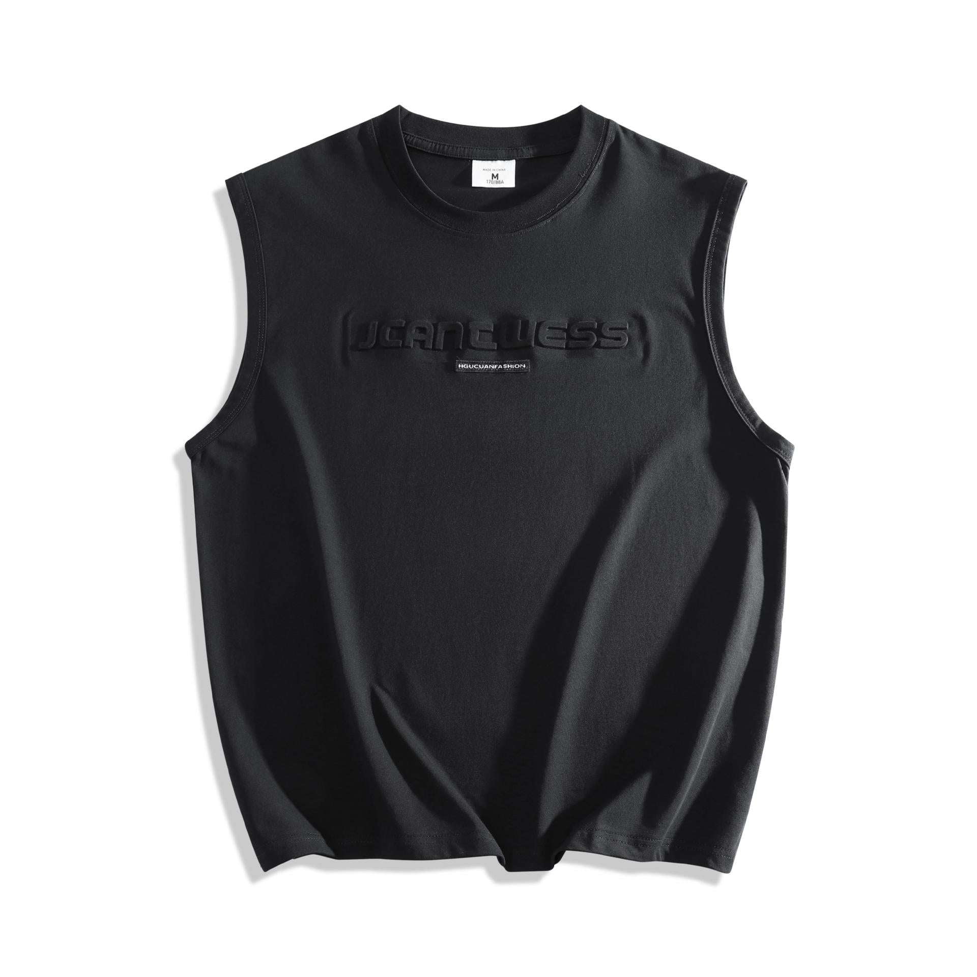 Men's Cooling Sleeveless Letter Print Vest Colouronova