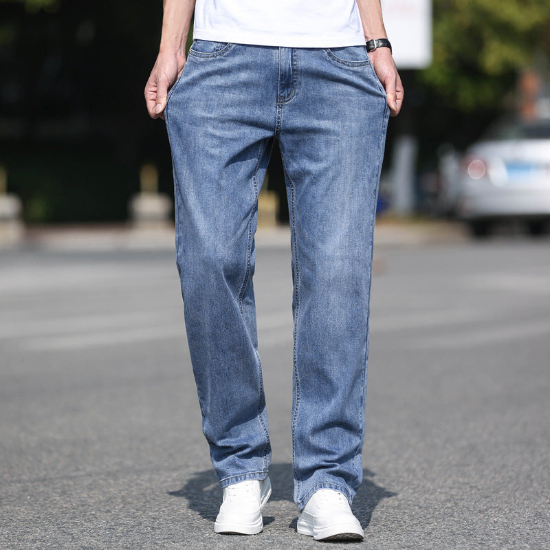 Loose straight men's jeans Colouronova