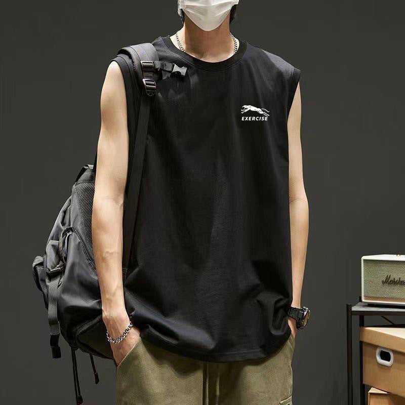 Men's Quick-Dry Sleeveless T-Shirt Loose Fit Workout Top Colouronova