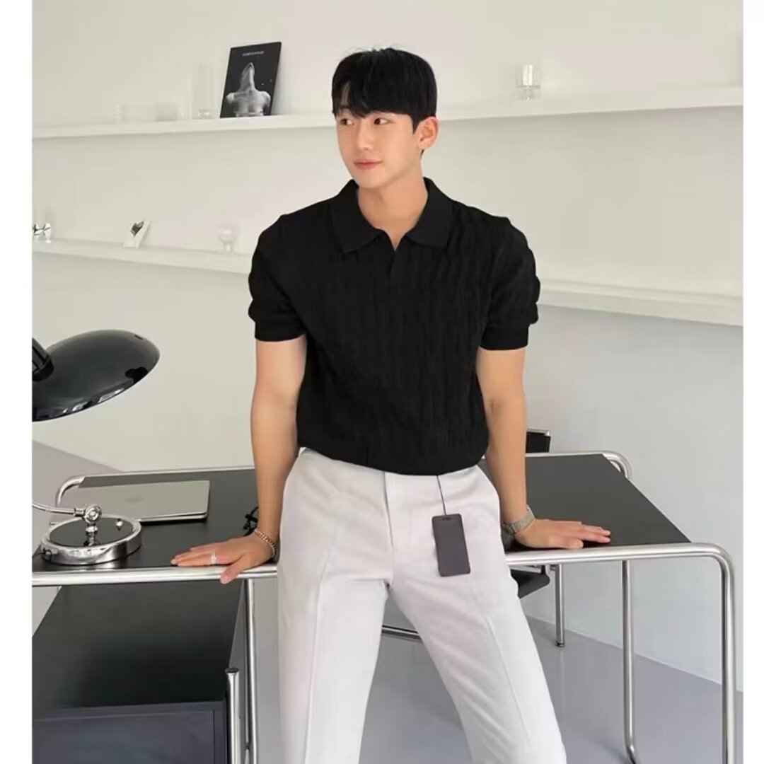 Men's Slim Fit Short Sleeve Polo Shirt
