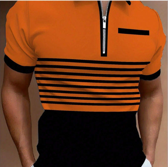 Men's Striped Polo Shirt Colouronova