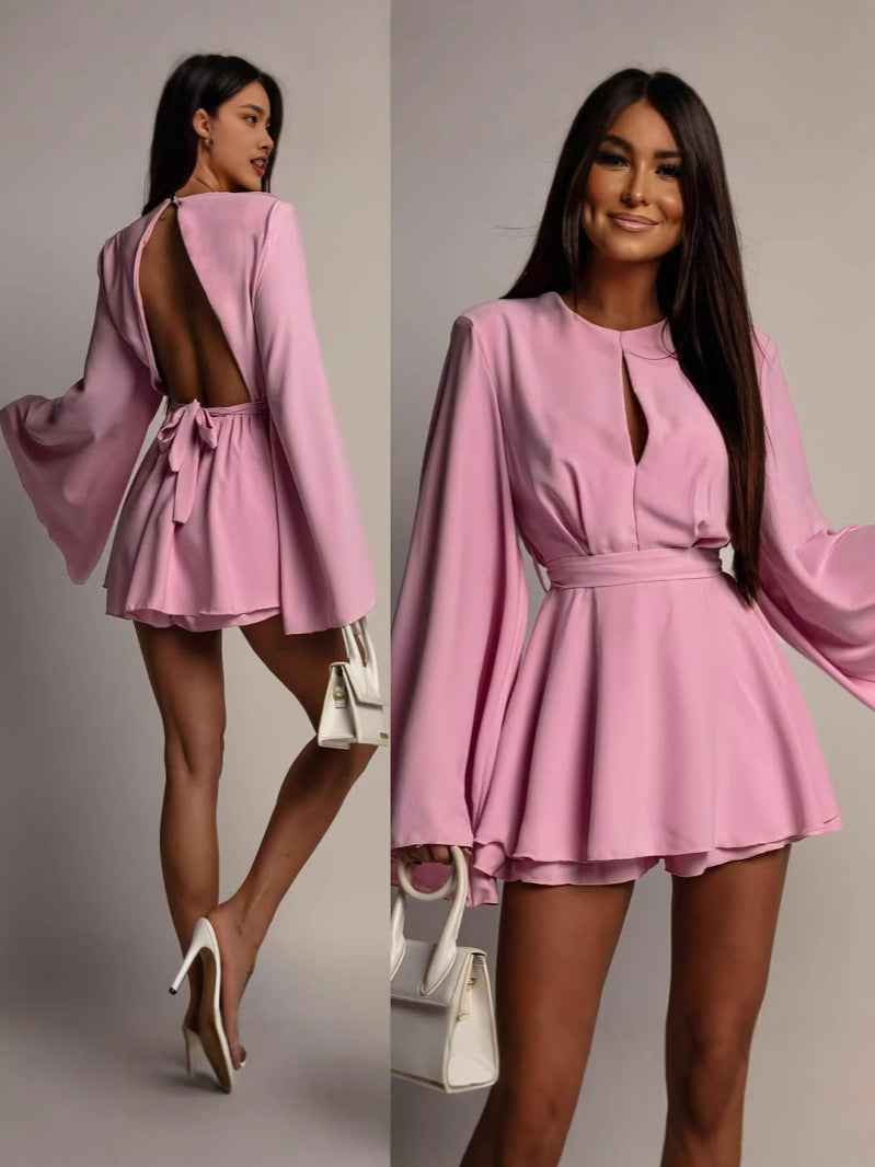 Waist-cinched dress