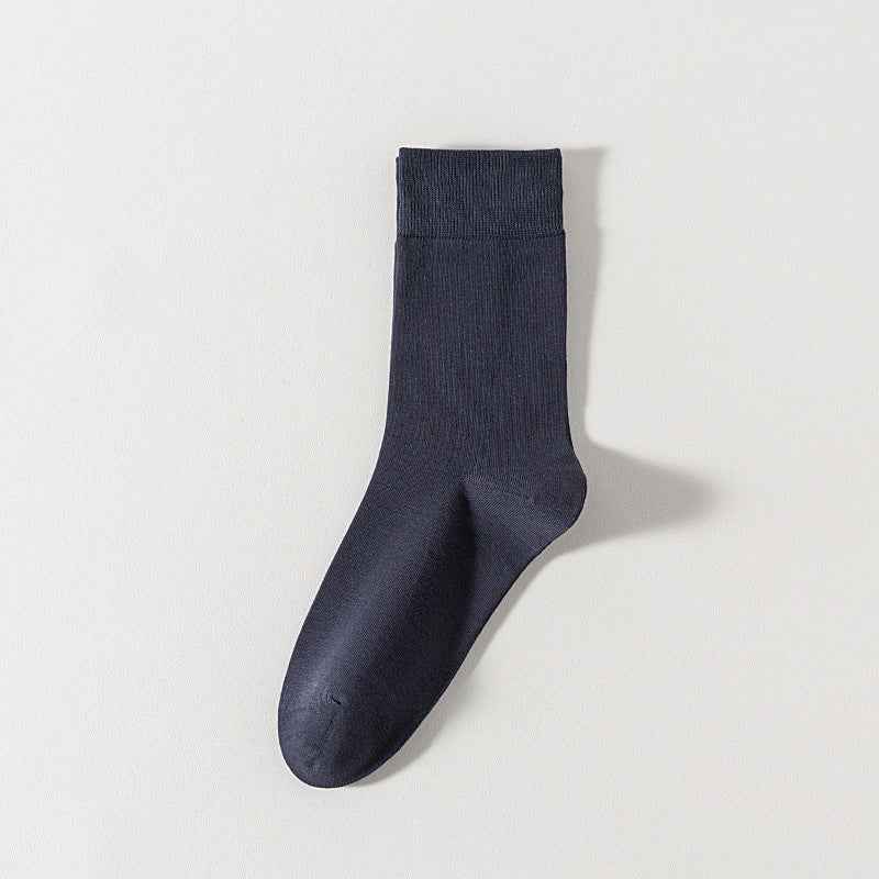 Socks - Men's Pure Color Mid-Calf