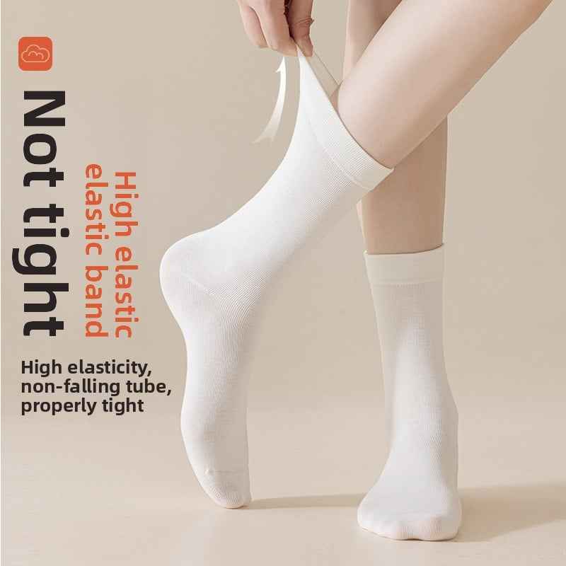Thin cotton socks