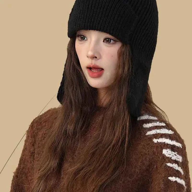 Winter Hat And Gloves Set For Women Elastic Women Knit Hats Women Winter Gloves Knit Beanie Hats Trendy Winter Knit Hats