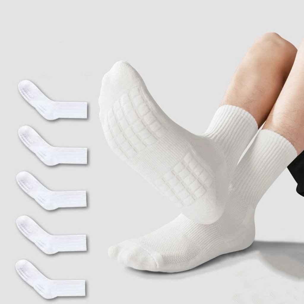Solid Color Mid-Tube Socks